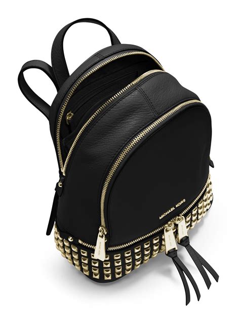 michael kors rhea backpack dupe|Michael Kors rhea studded backpack.